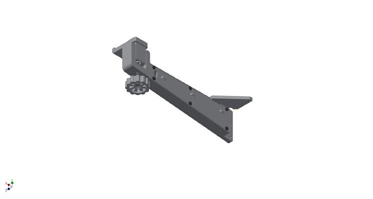 GPU Bracket RGB'able (Asus ROG with ekwb block) | 3d print model