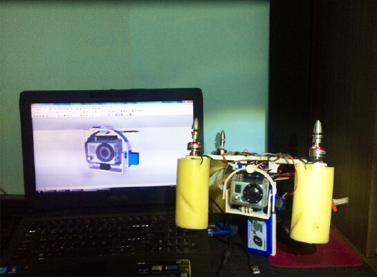 GoPro Hero2 Servo Gimbal | 3d print model