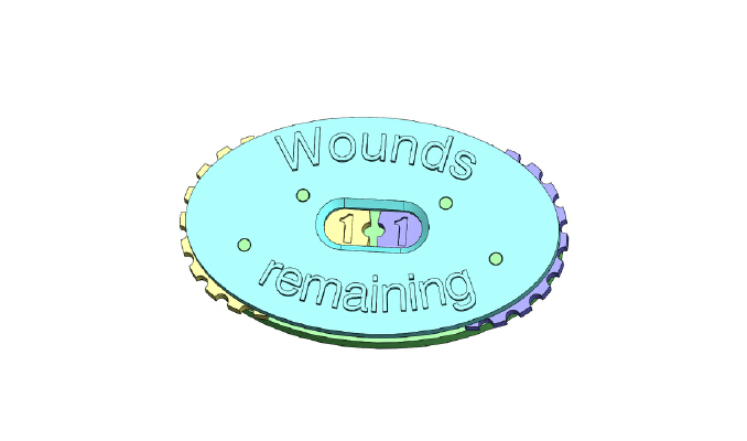Simple Wound Counter | 3d print model