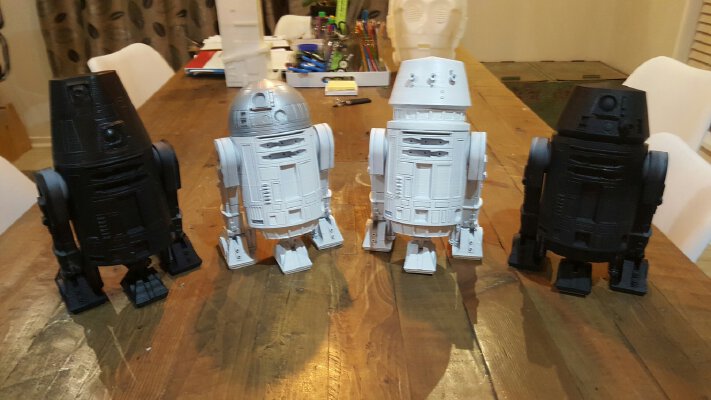 R6C9 Astromech Droid Head | 3d print model