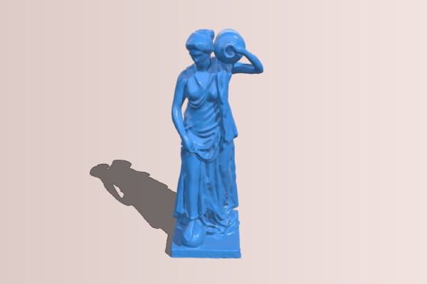 Anchyrrohée or Terpsichore at The Louvre, Paris – Scandle | 3d print model