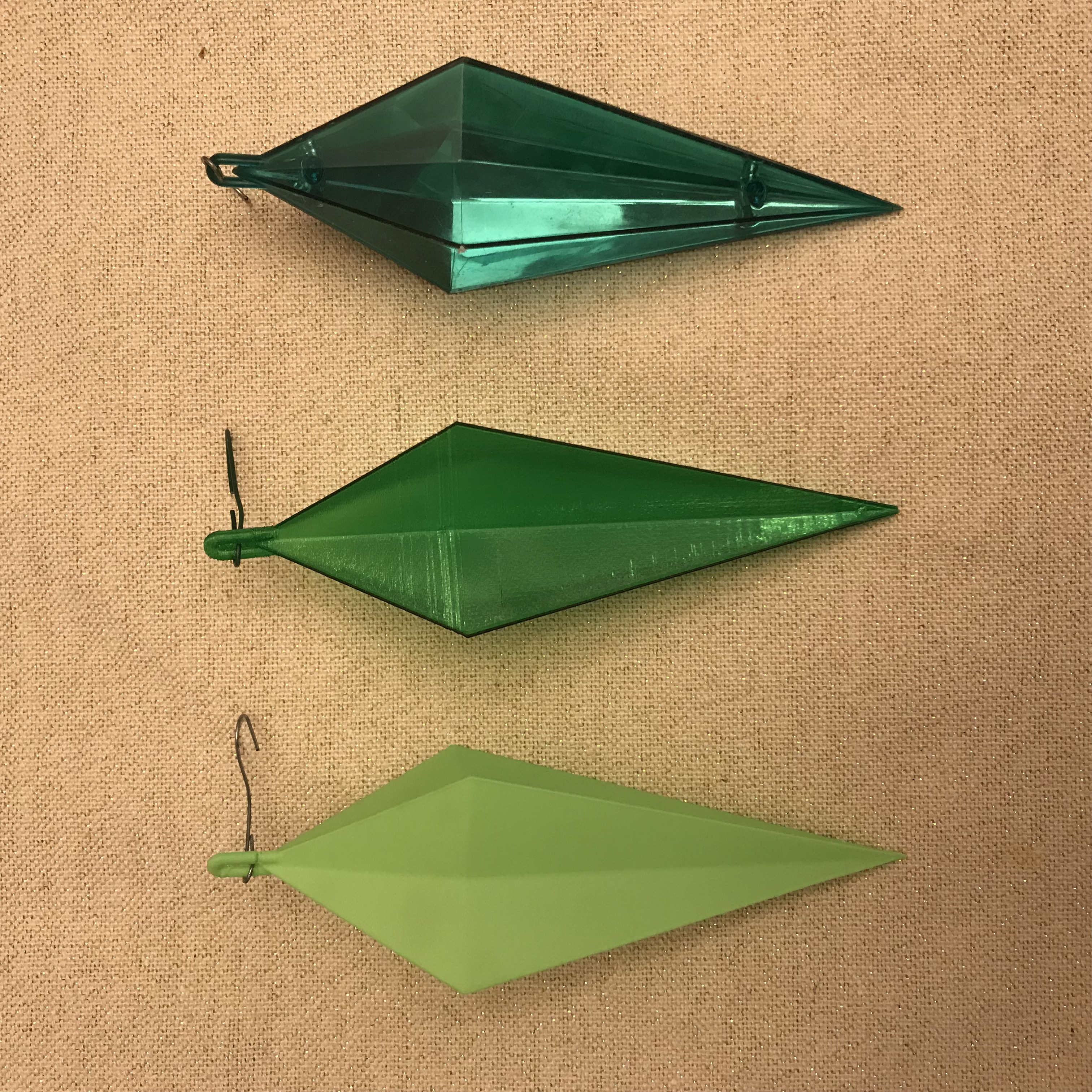 Vintage (early 1970's) Icicle Christmas Tree Ornament