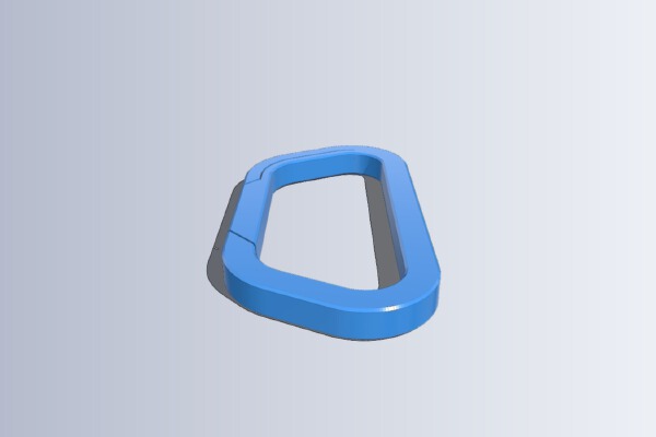 Symmetric Carabiner | 3d print model