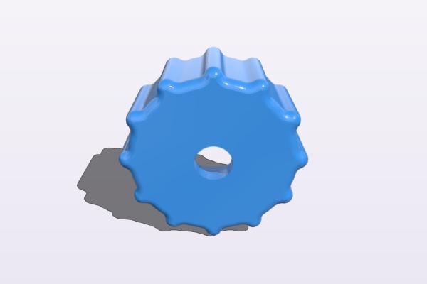 Thumb screw for M2 | 3d print model