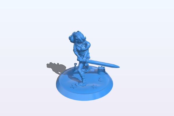 Female student assassin B0012424 3d model file for 3d printer | 3d print model