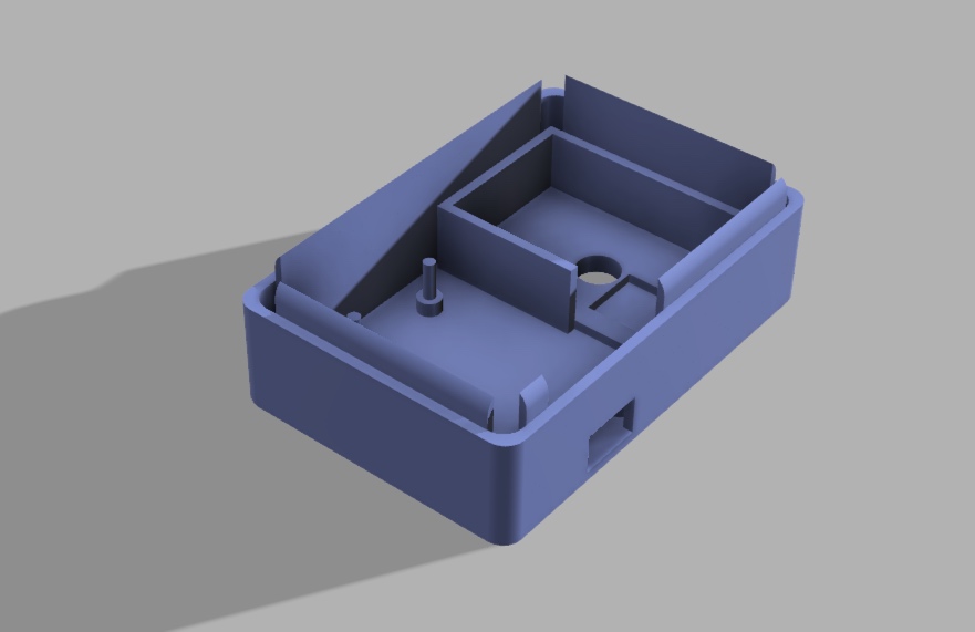 Sensor Node Enclosure for ESP8266 and Sharp Dust Sensor
