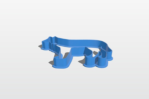 Czechoslovakian Wolfdog Cookie Cutter | 3d print model