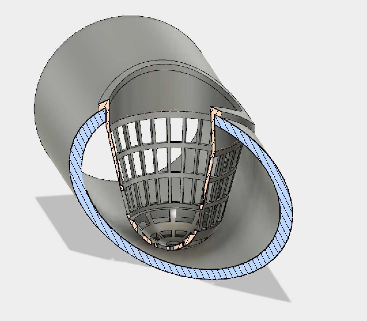 3.5inch Hydroponics Net Cup for 4inch PVC Pipe