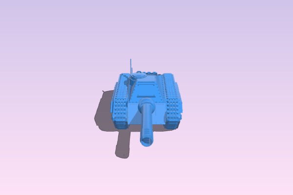 Viper King, Tank Destroyer | 3d print model