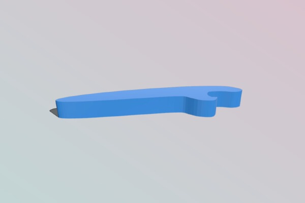 Bottle opener (works without coin) | 3d print model