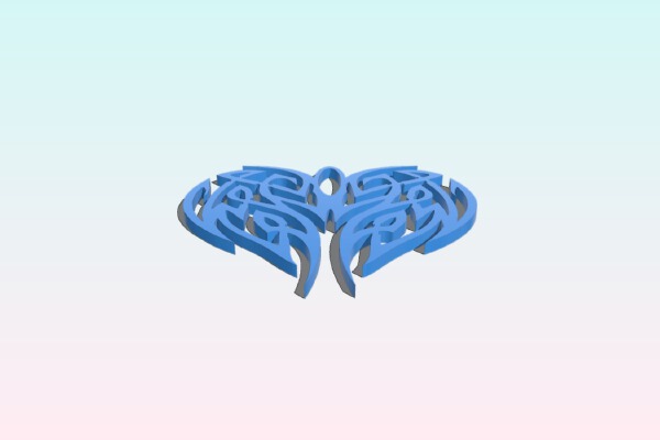 Tribal heart 2 | 3d print model