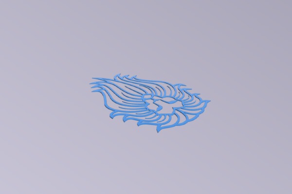 Lion Face | 3d print model