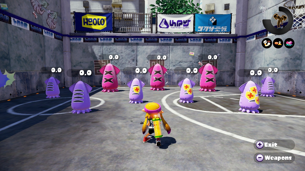 Splatoon training dummy