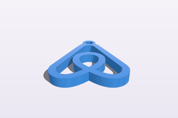 Airbnb Keychain | 3d print model