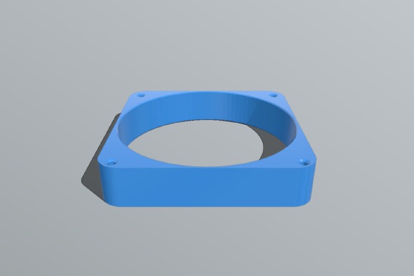 Computer Fan Spacers - 120mm-140mm | 3d print model