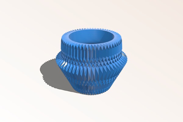Origami Planter | 3d print model