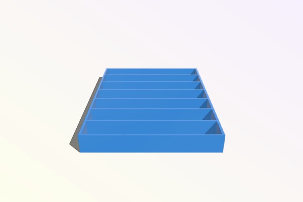 WD My Passport External Harddisk Holder Docking Tray | 3d print model