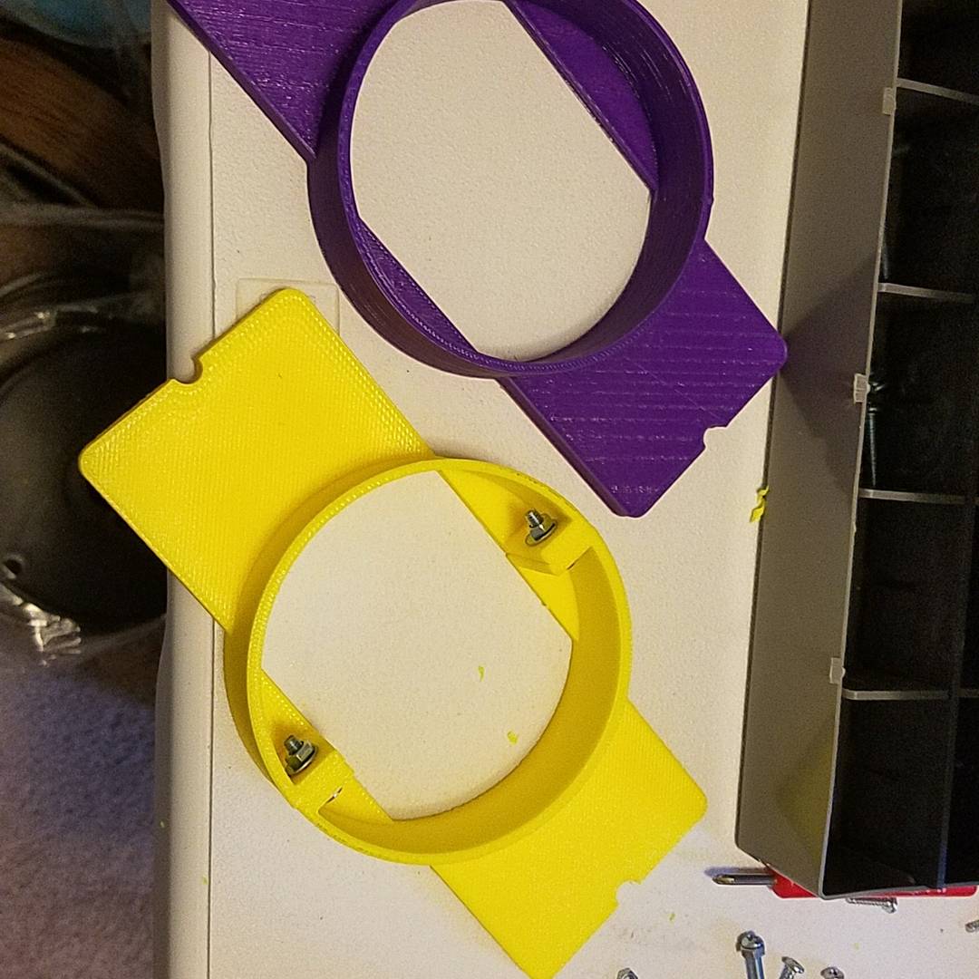 Minimal K40 Exhaust Adapter