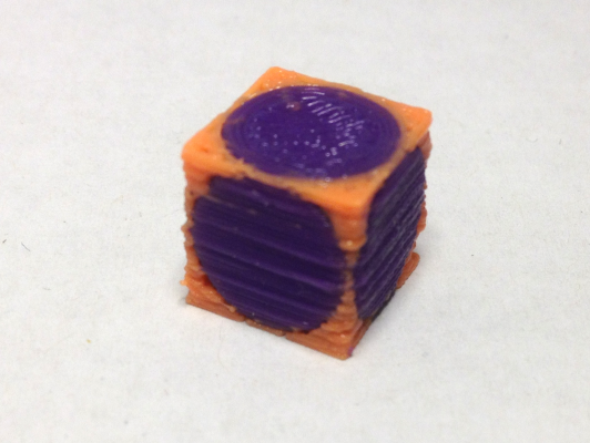 CubeSphere Dual Extruder Test | 3d print model