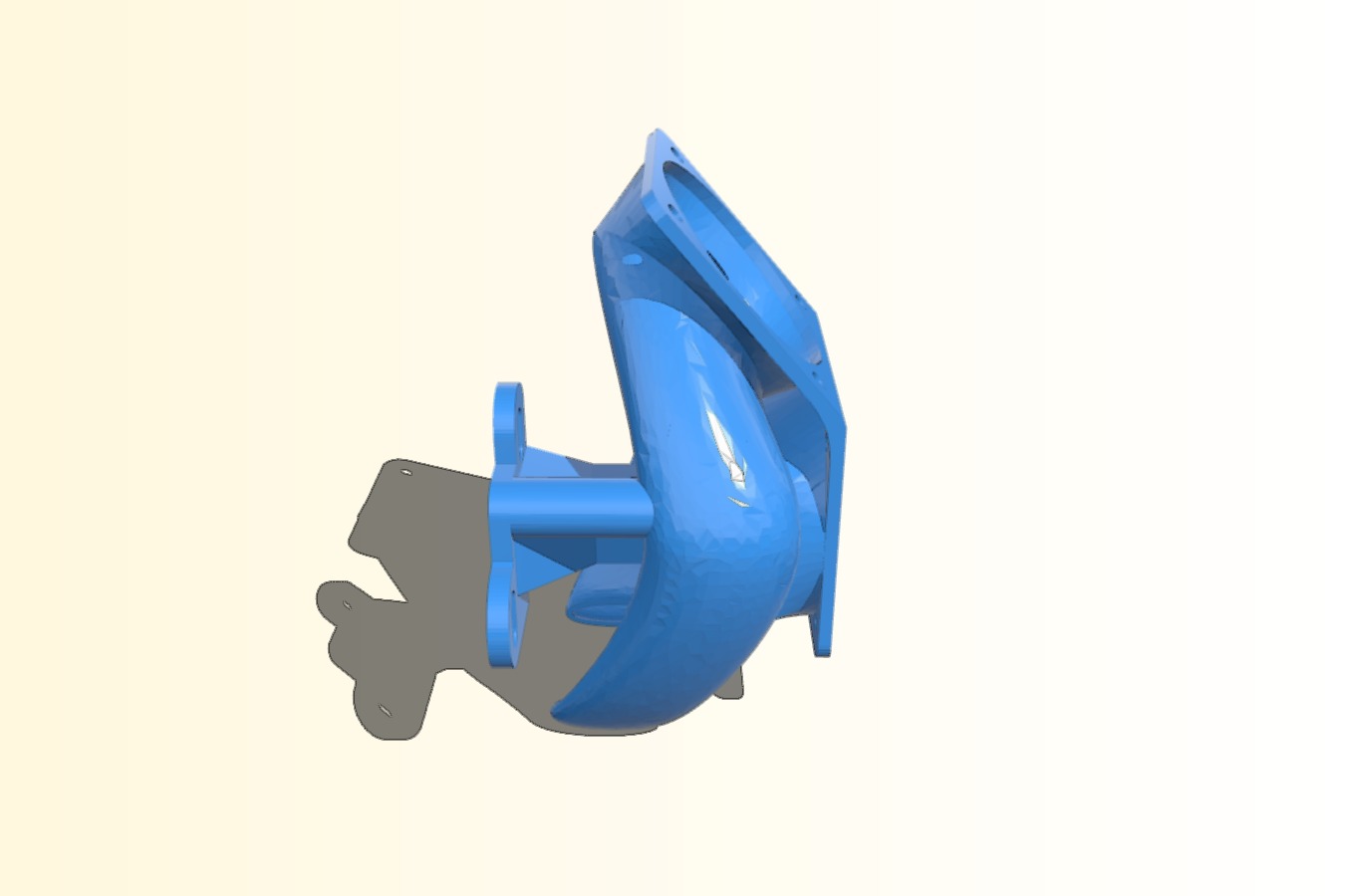 Fang Remixed Remix for Ender 3 (stronger mounting)