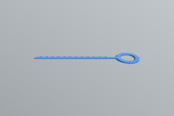 Device for getting @#$! hair out of the @#$! drain again | 3d print model