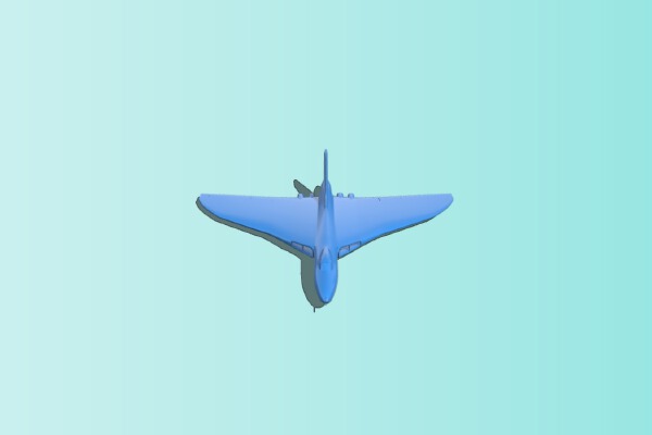 Aircraft avro vulcan | 3d print model