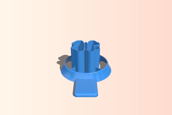 Shamrock Cupcake Core | 3d print model