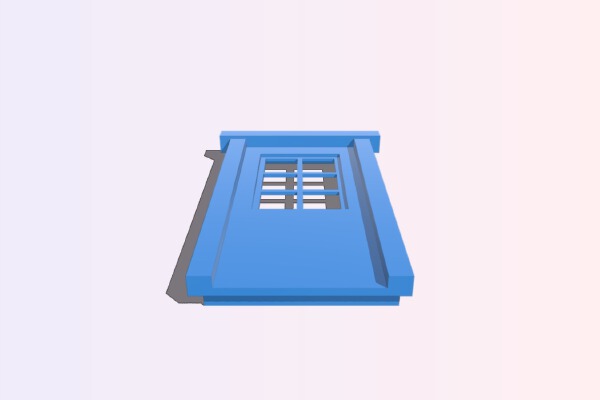 Plasticville Replica Door #1 | 3d print model
