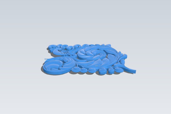 The phoenix decor pattern | 3d print model