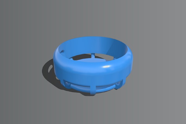 Echo Dot - 2. Gen. to 3. Gen. Shell (adapter) | 3d print model