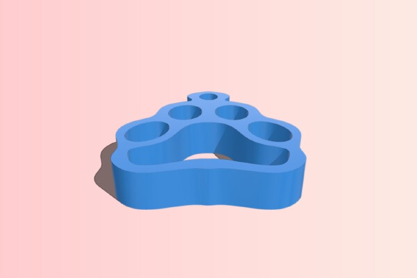 Dog Claw Keychain | 3d print model