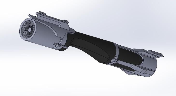 Arcann's Lightsaber | 3d print model