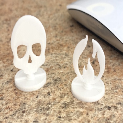 Pokemon TCG Burn & Poison Markers | 3d print model