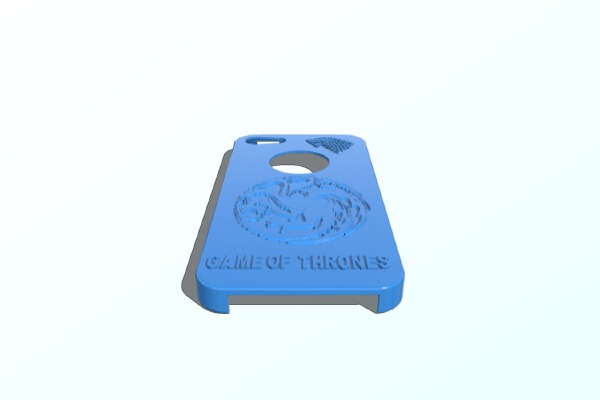 Iphone 5 case Game of Thrones Relieve | 3d print model