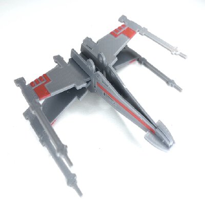 X Wing - Star Wars Christmas Ornament (Dual-Color) | 3d print model