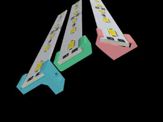 Support 5630 Aluminum Led Strip | 3d print model