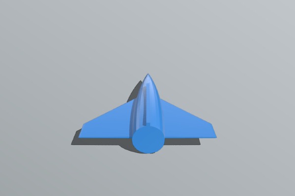 Flight to Mars Rocketship | 3d print model