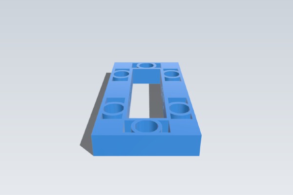 OpenForge 2.0 1x2 Larger Magnet | 3d print model