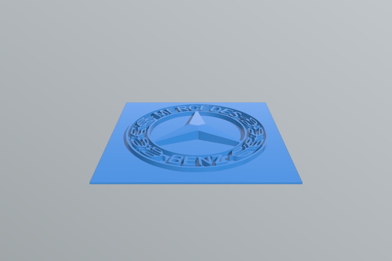 Mercedes benz 3d logo
