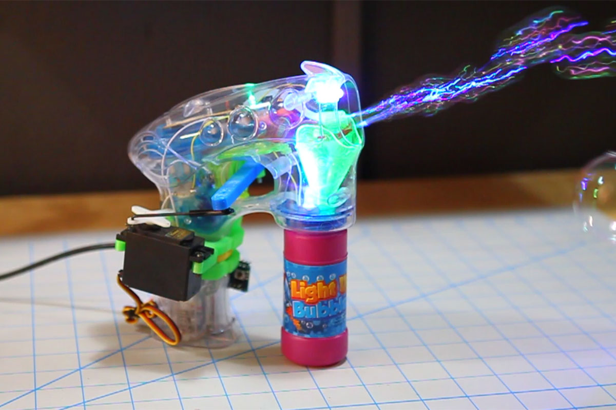 Bubble Blaster Servo Attachment