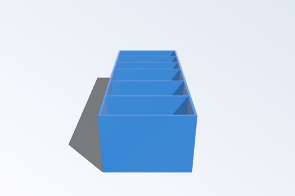 Baking ingredients rack _ bakery sachet rack _ storage | 3d print model