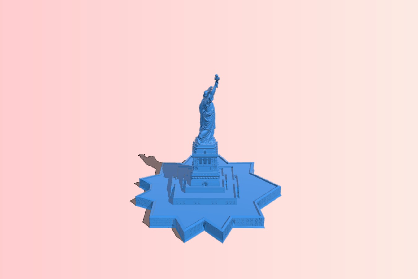Statue Of Liberty (with Base)
