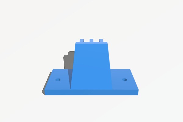 Adjustable Sony Effio-v camera holder on NightHawk 250 | 3d print model