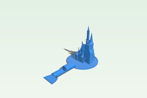 mini castle mini mini golf | 3d print model