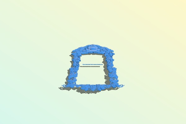 Picture frame or mirror | 3d print model