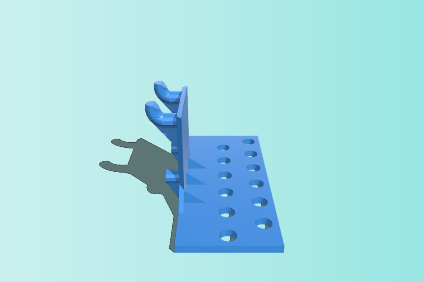 Pegboard Small File Holder