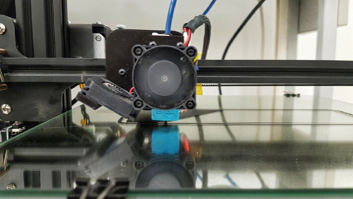 Creality-CR10 mount for E3D V6 hot end | 3d print model