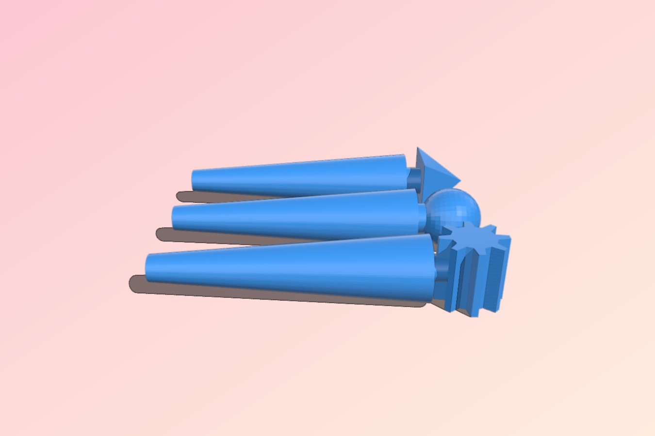 Cribbage pegs