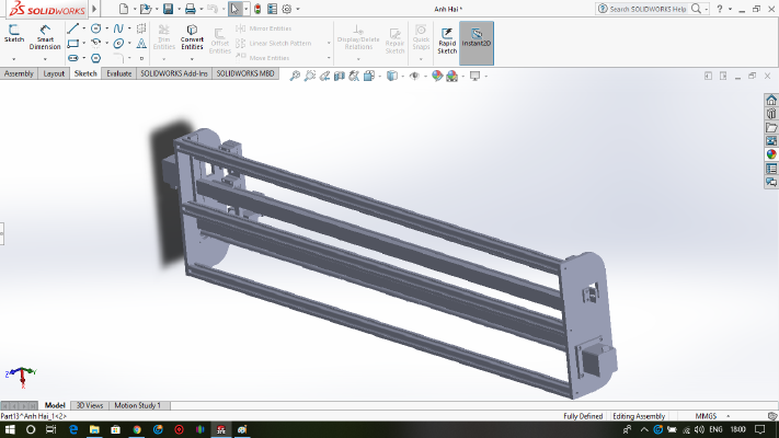 Plotter A0, Máy vẽ A0 | 3d print model
