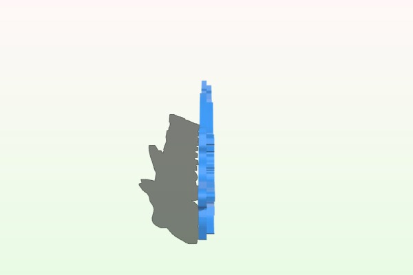 Fortnite keychain The Ice King | 3d print model